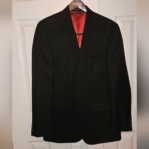 ALLANI BY MACY'S BLACK SLIM FIT SPORTS COAT, SIZE 40R